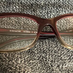 Coach Women's Frames in Red Sand  Gradient-NWT-Was Display Frames